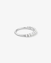 Cultured Freshwater Pearl Band Ring 10kt White Gold