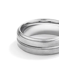 8 mm Bague de mariage texturée en tungstène