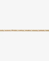 19cm (7.5") Double Oval Curb Bracelet in 10kt Yellow Gold