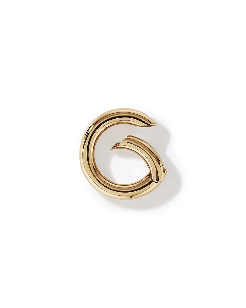 Polished Circle Pendant Connector in 10k Yellow Gold