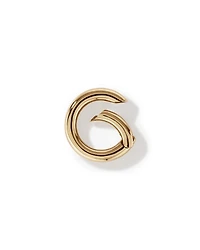 Polished Circle Pendant Connector in 10k Yellow Gold