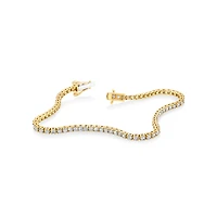 Bracelet de Tennis de 2,46 Carat TW en Diamant en Or Jaune 10kt