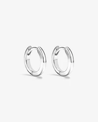 14mm Huggie Earrings in Sterling Silver
