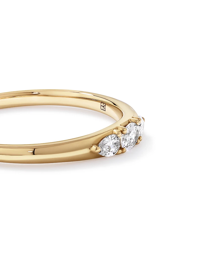 0.18TW Lab Diamond Stacker Ring 10kt Gold