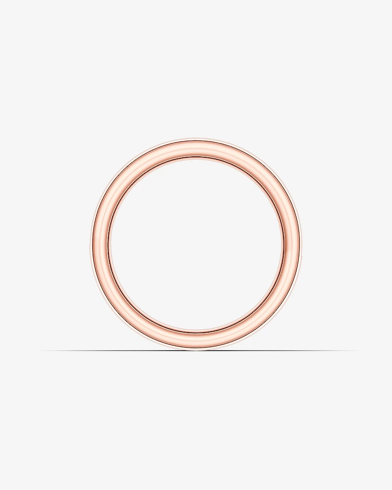 Wedding Band with 0.34 Carat TW of Diamonds in 14kt Rose Gold