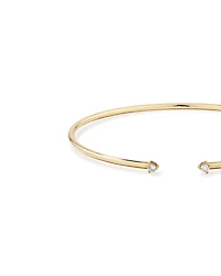 Diamond Torque Bangle in 10kt Yellow Gold
