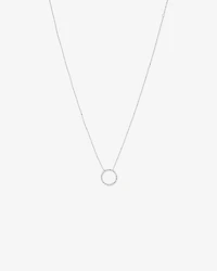 Collier de cercle de diamants TW de 0,40 carat en or blanc 10 carats