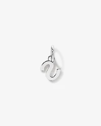 Letter Initial Pendant in Sterling Silver