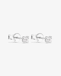 Certified 0.50 Carat TW Diamond Solitaire Stud Earrings in 18kt White Gold