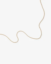 45cm (18") Hollow Belcher Chain in 10kt Yellow Gold