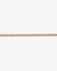 19cm (22") 5.5mm Width Semi Solid Diamond Cut Curb Bracelet in 10kt Yellow Gold