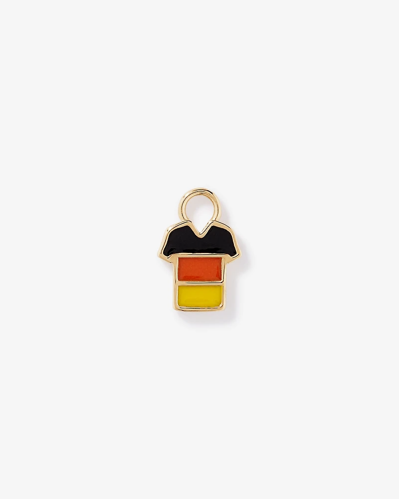 Germany Jersey Earring Charm in 18Kt Vermeil