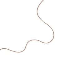 Chaîne belcher creuse en or rose 10 K, 50 cm