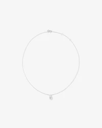 Pendentif poire de laboratoire Lume avec 0,10 carat TW de diamant cultivé en laboratoire en argent sterling