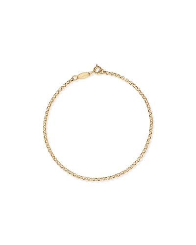 Bracelet belcher de 19 cm en or jaune 10 K