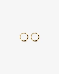 5mm Circle Stud Earrings in 10kt Yellow Gold