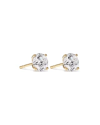 2.00 Carat TW Diamond Solitaire Stud Earrings in 18kt Yellow Gold
