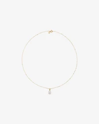 1.00 Carat TW Oval Cut Laboratory-Grown Diamond Solitaire Pendant  in 10kt Yellow Gold