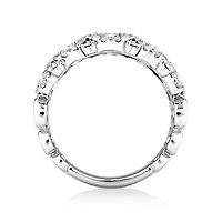 3 Row Bubble Ring with 3.00 Carat TW Diamonds in 14kt Gold