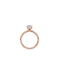 1.57TW Oval Laboratory-Grown Diamond Solitaire Ring 14kt Rose Gold