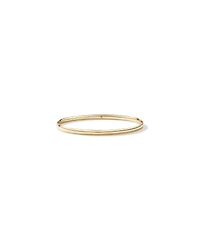 Classic Oval Bangle in 10kt Yellow Gold