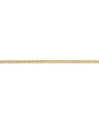 50cm (22") 6mm-6.5mm Width Curb Chain in 10kt Yellow Gold