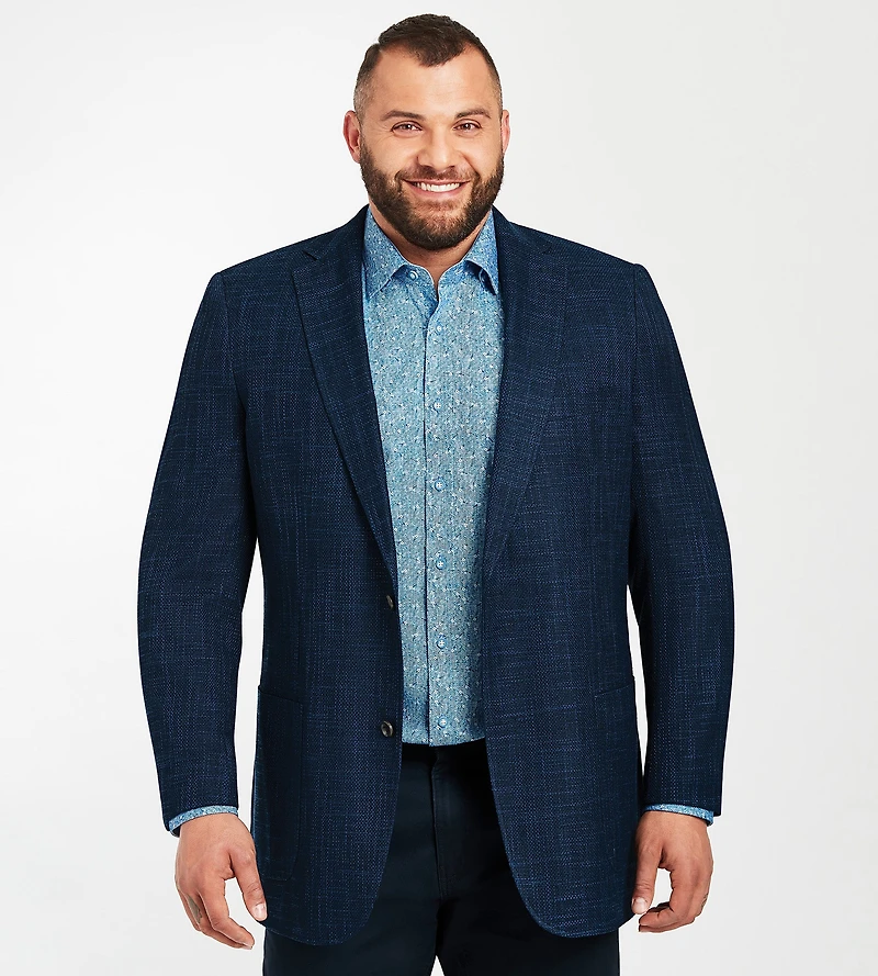 Modern Fit Solid Woven Sport Jacket