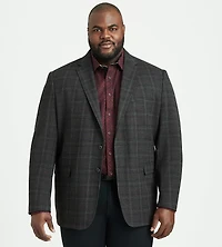 Modern Fit Plaid Woven Sport Jacket