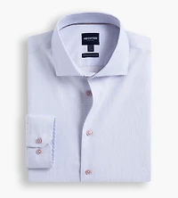 Modern Fit Non-Iron Check Print Dress Shirt
