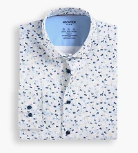 Modern Fit 360 Stretch Knit Botanical Print Dress Shirt
