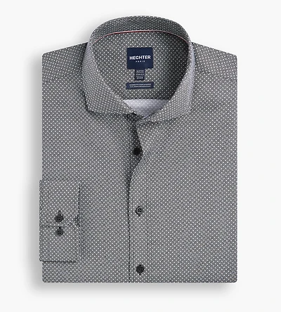 Non-Iron Geo Print Dress Shirt