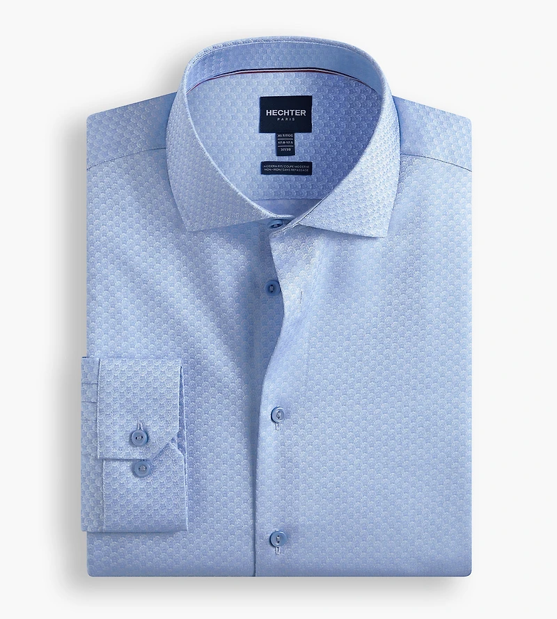 Jacquard Non-Iron Dress Shirt