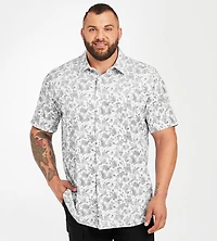 4-Way Stretch Floral Print Shirt