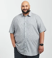 Allover Geo Print Casual Shirt