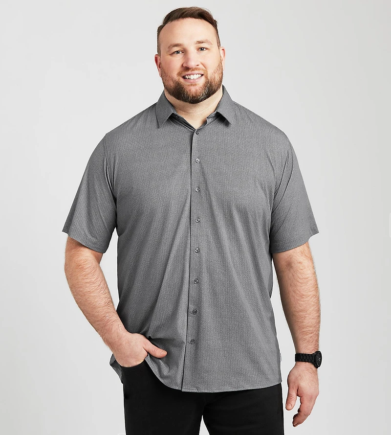 Allover Geo Knit Shirt