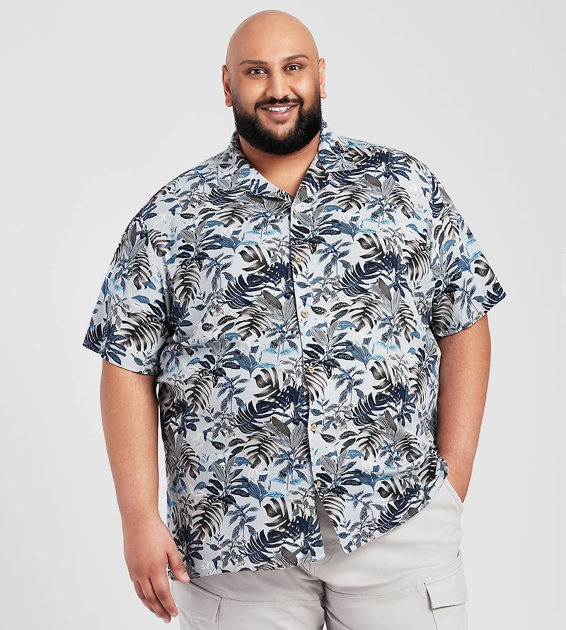 Printed Linen Shirt