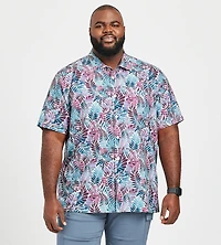 Bahama Coast Palm Mirage Short Sleeve Casual Shirt
