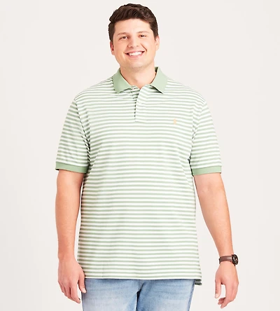 Mesh Stripe Polo