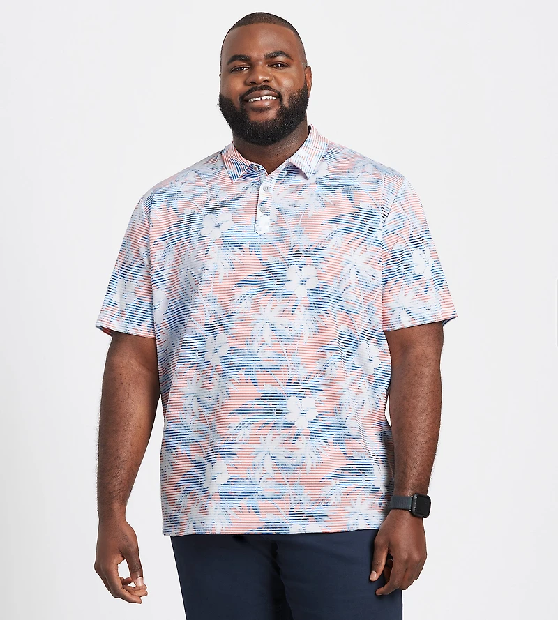 Costa Wave Hibiscus Polo