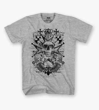 Medieval Skull Graphic Tee