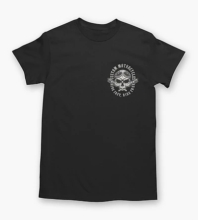 Custom Motorcycle Graphic Tee