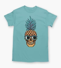 Pineapple Skull Graphic Tee