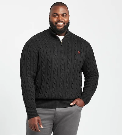 Cable 1/4 Zip Sweater