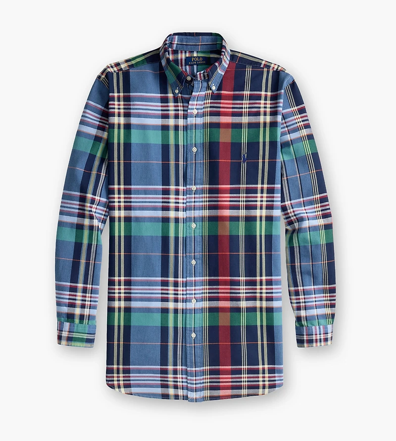 Plaid Oxford Shirt