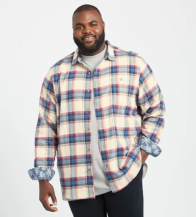 Canyon Beach Window Pane Casual Shirt