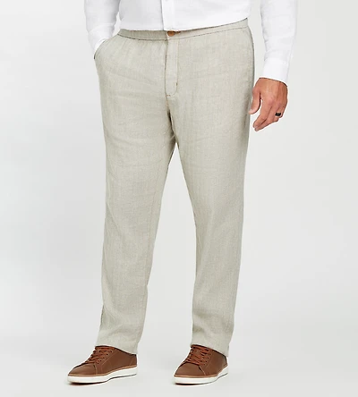 Beach Coast Linen Elastic Pant