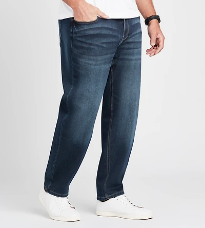 Relaxed Fit Dark Wash Jeans