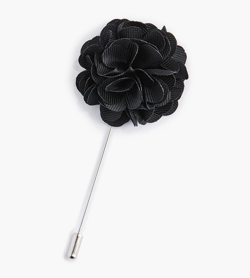 Solid Flower Lapel Pin