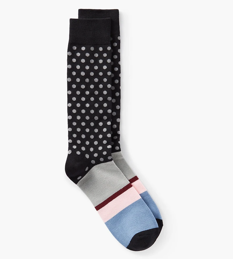Polka Dot Stripes Socks