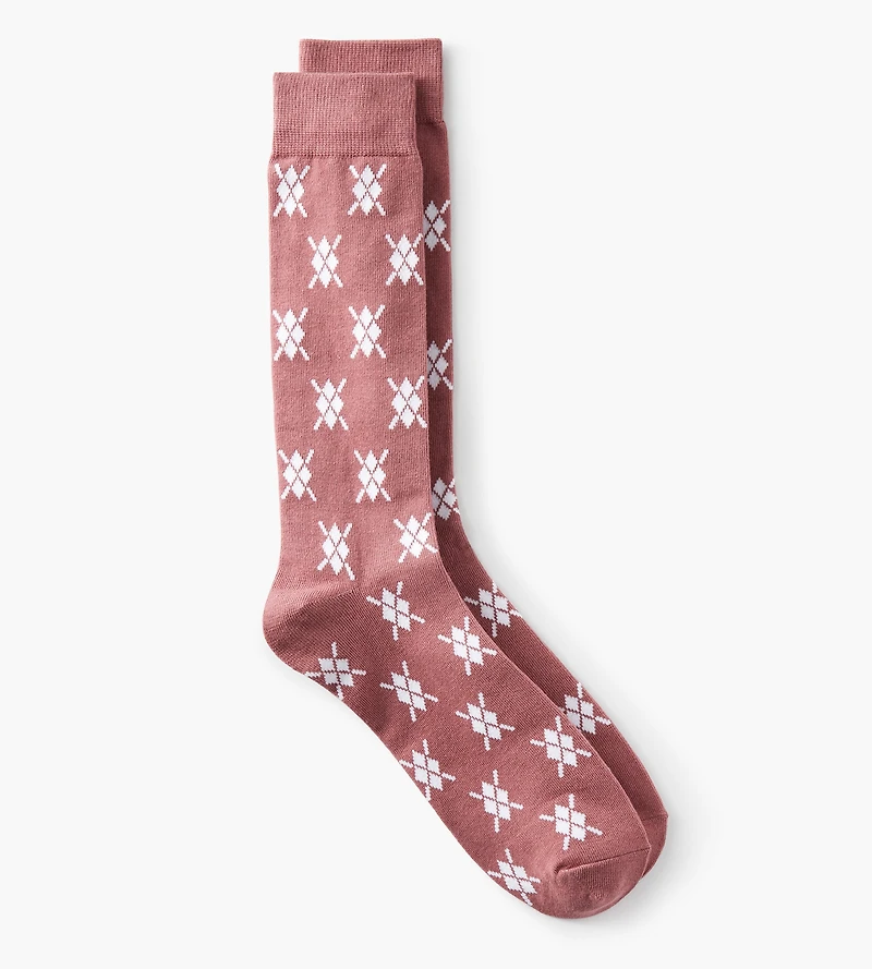 Argyle Diamond Socks